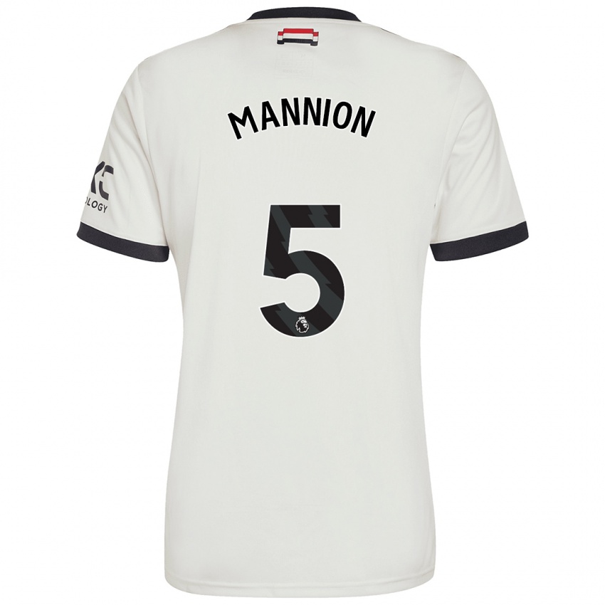 Bambino Maglia Aoife Mannion #5 Bianco Sporco Kit Gara Third 2024/25 Maglietta