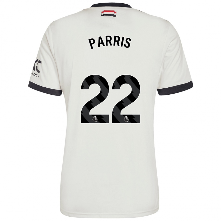 Bambino Maglia Nikita Parris #22 Bianco Sporco Kit Gara Third 2024/25 Maglietta