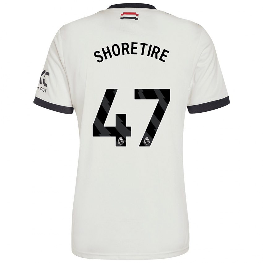 Bambino Maglia Shola Shoretire #47 Bianco Sporco Kit Gara Third 2024/25 Maglietta