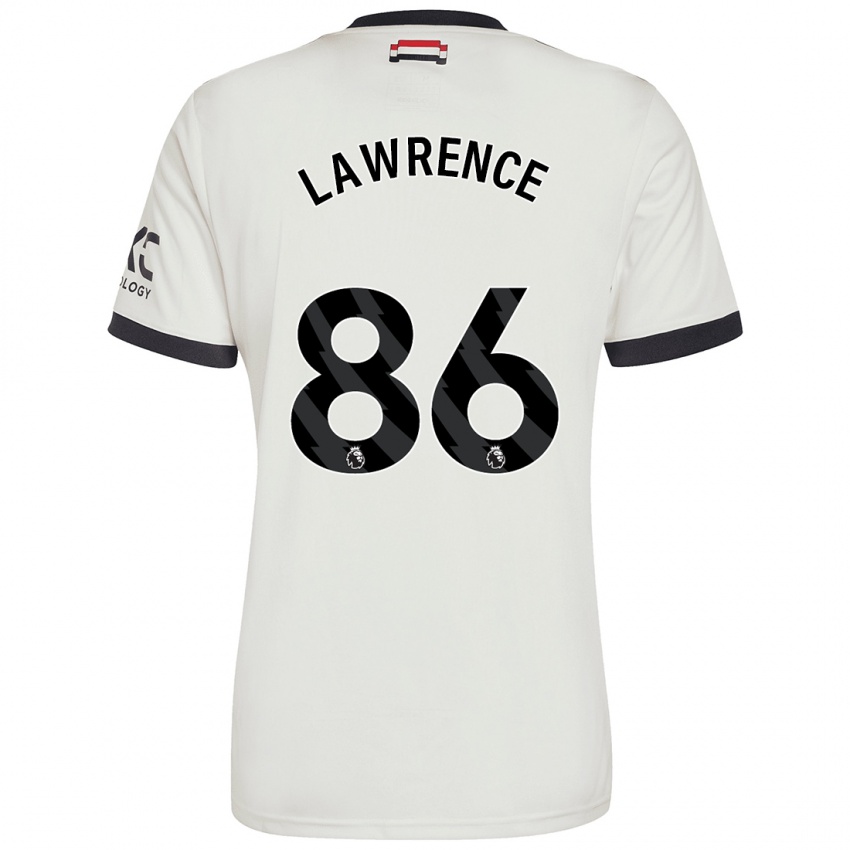 Bambino Maglia Marcus Lawrence #86 Bianco Sporco Kit Gara Third 2024/25 Maglietta