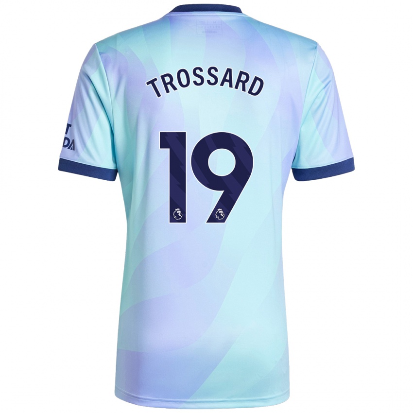 Bambino Maglia Leandro Trossard #19 Acquamarina Kit Gara Third 2024/25 Maglietta