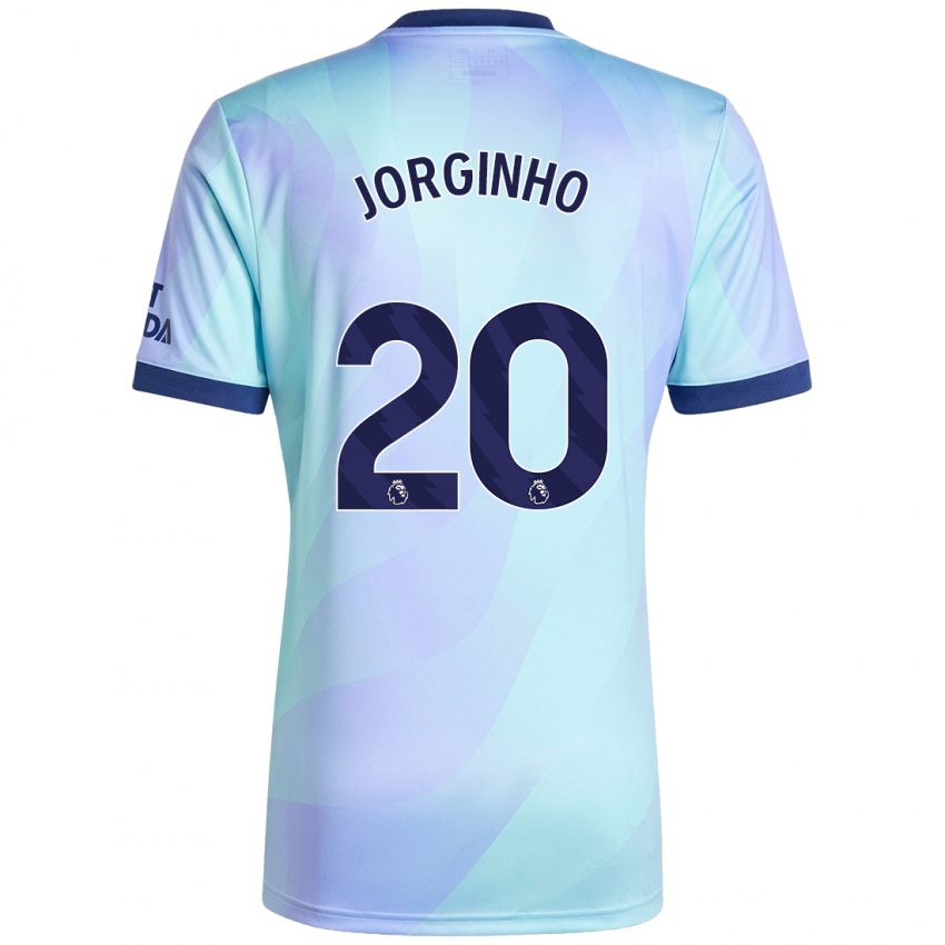 Bambino Maglia Jorginho #20 Acquamarina Kit Gara Third 2024/25 Maglietta