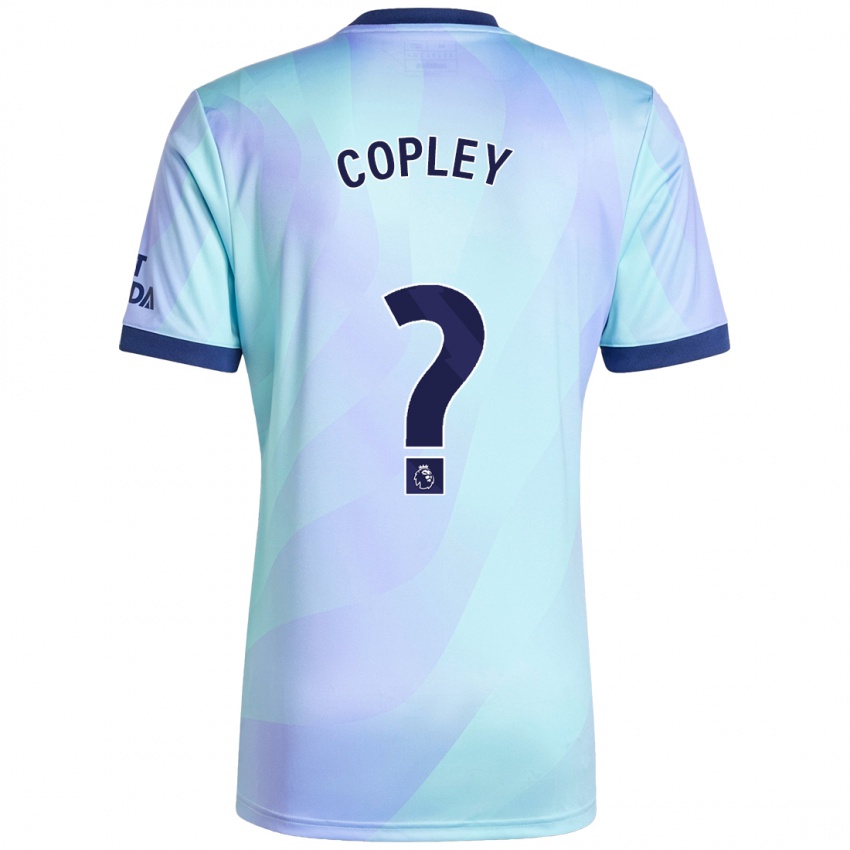 Bambino Maglia Louie Copley #0 Acquamarina Kit Gara Third 2024/25 Maglietta