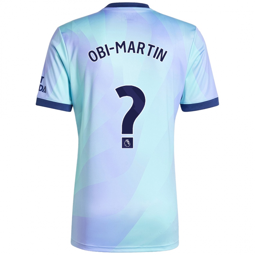 Bambino Maglia Chido Obi-Martin #0 Acquamarina Kit Gara Third 2024/25 Maglietta