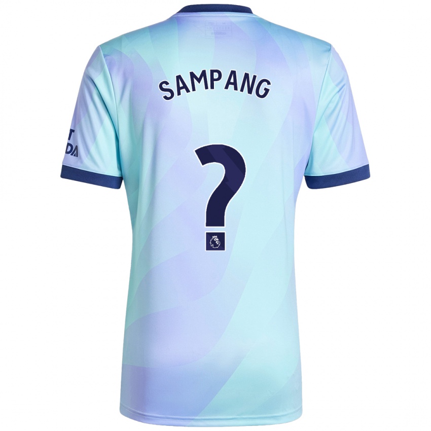 Bambino Maglia Saurap Sampang #0 Acquamarina Kit Gara Third 2024/25 Maglietta