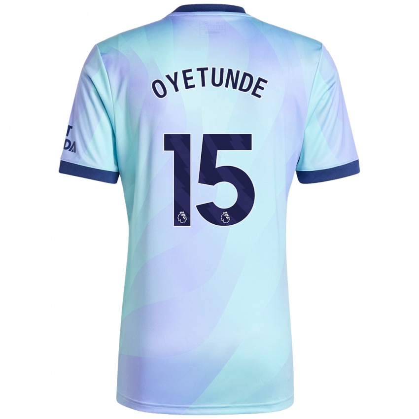 Bambino Maglia Daniel Oyetunde #15 Acquamarina Kit Gara Third 2024/25 Maglietta