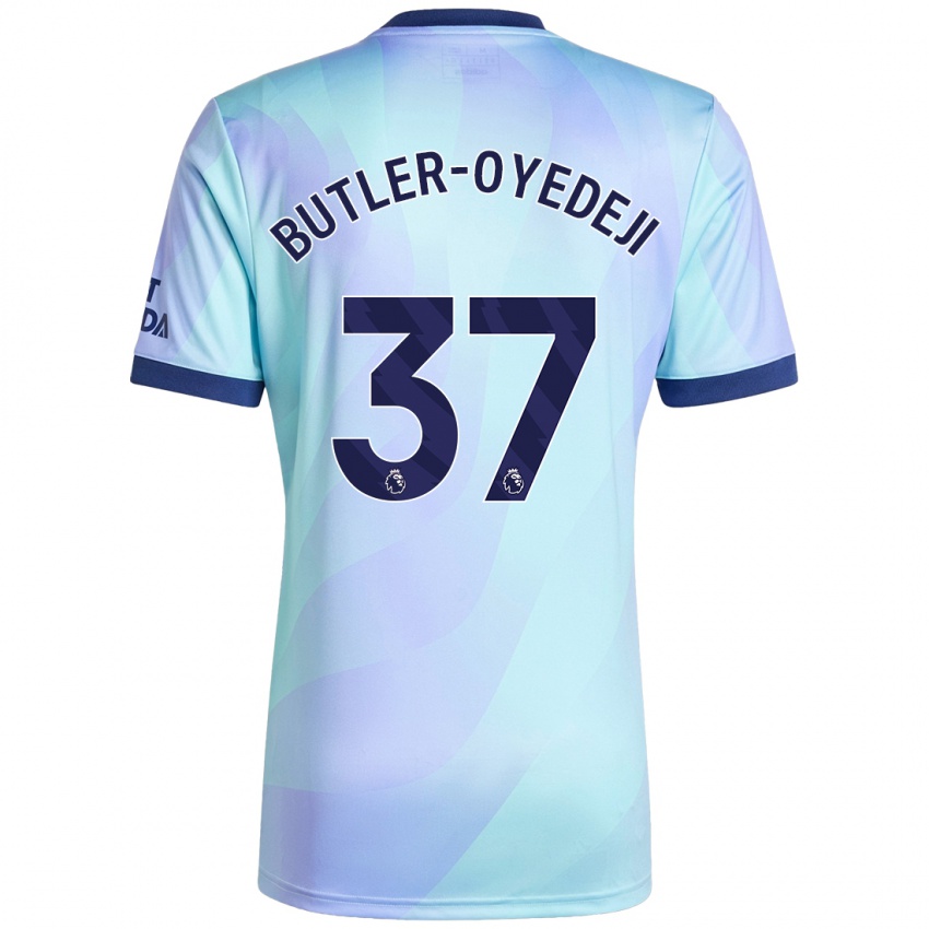 Bambino Maglia Nathan Butler-Oyedeji #37 Acquamarina Kit Gara Third 2024/25 Maglietta