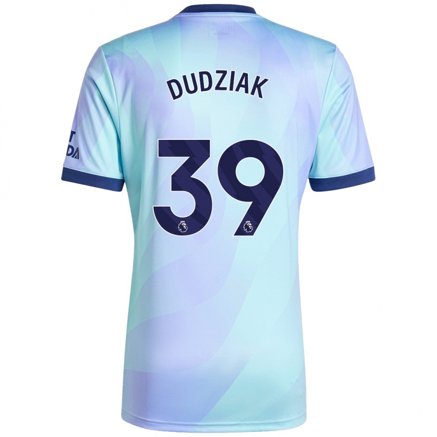 Bambino Maglia Harrison Dudziak #39 Acquamarina Kit Gara Third 2024/25 Maglietta