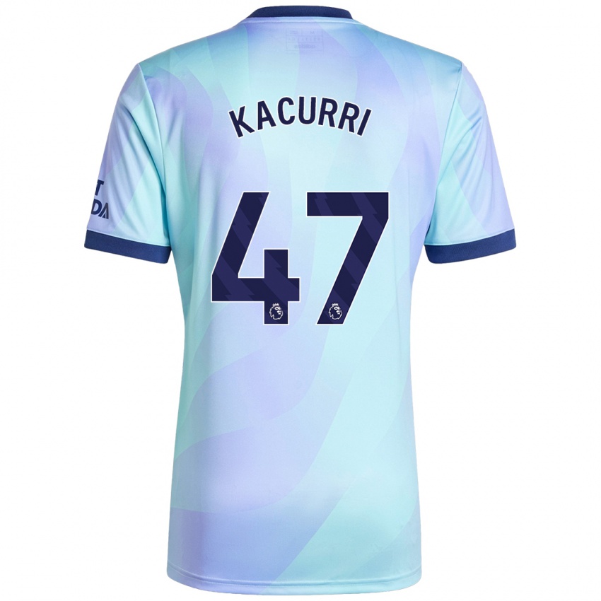 Bambino Maglia Maldini Kacurri #47 Acquamarina Kit Gara Third 2024/25 Maglietta