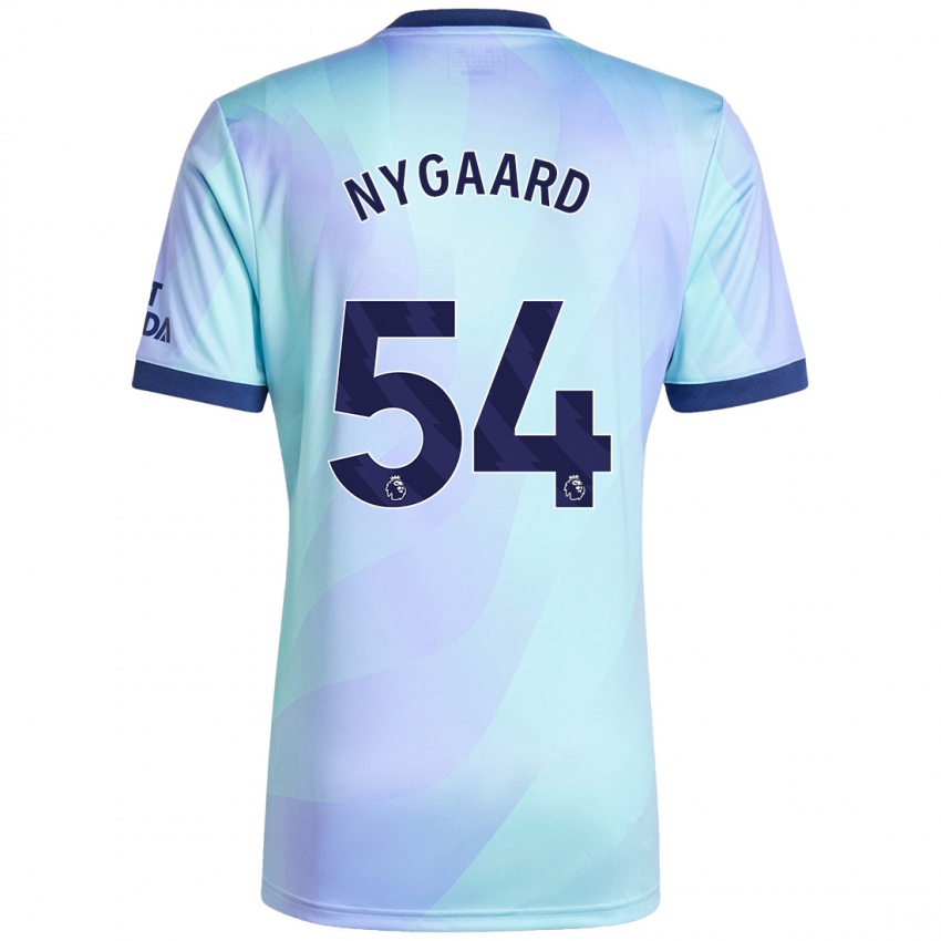 Bambino Maglia Lucas Nygaard #54 Acquamarina Kit Gara Third 2024/25 Maglietta