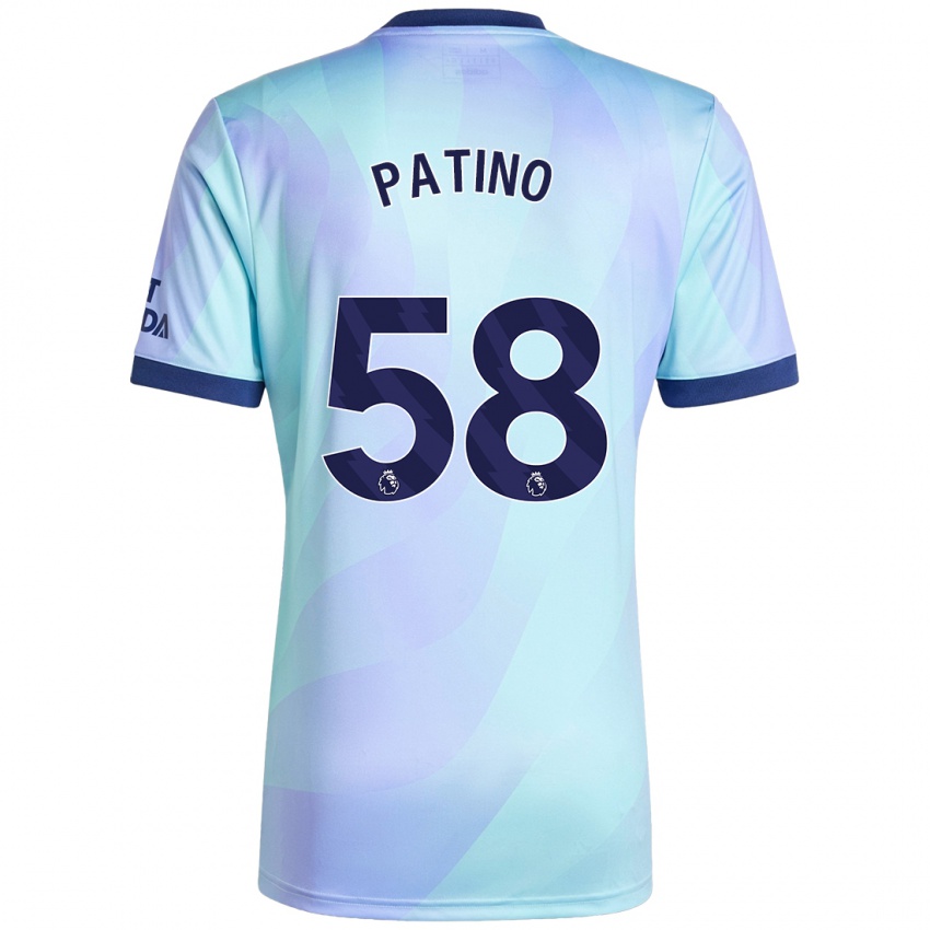 Bambino Maglia Charlie Patino #58 Acquamarina Kit Gara Third 2024/25 Maglietta