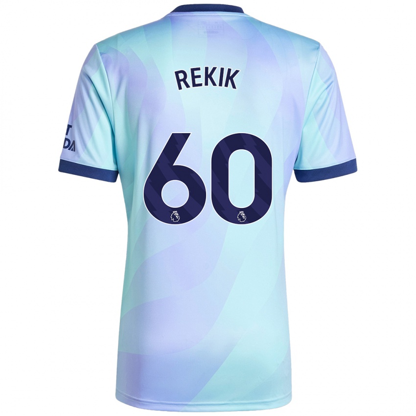 Bambino Maglia Omar Rekik #60 Acquamarina Kit Gara Third 2024/25 Maglietta