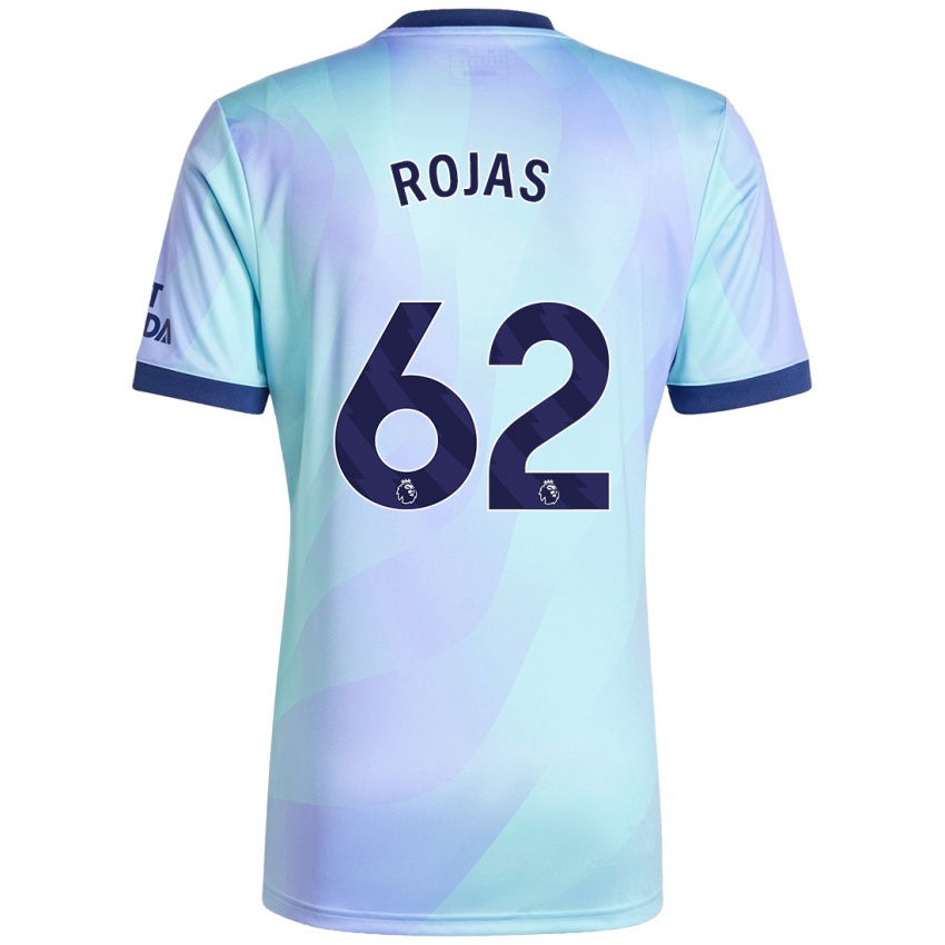 Bambino Maglia Alexei Rojas #62 Acquamarina Kit Gara Third 2024/25 Maglietta