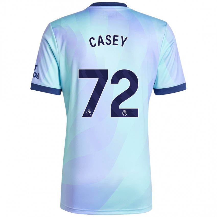 Bambino Maglia Dan Casey #72 Acquamarina Kit Gara Third 2024/25 Maglietta