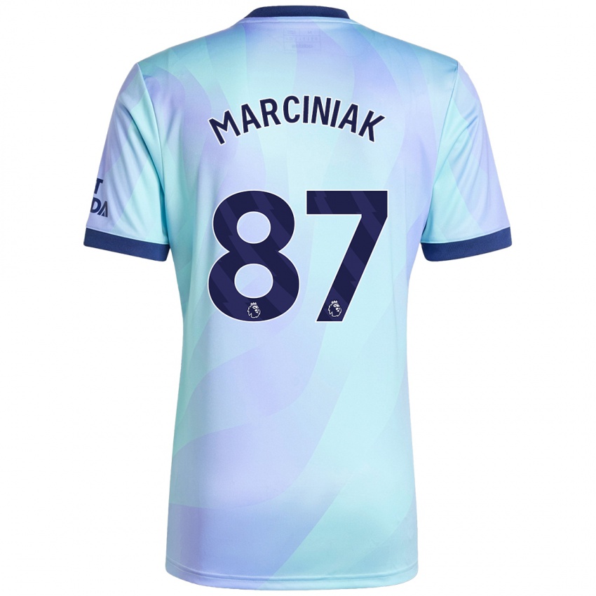 Bambino Maglia Alex Marciniak #87 Acquamarina Kit Gara Third 2024/25 Maglietta