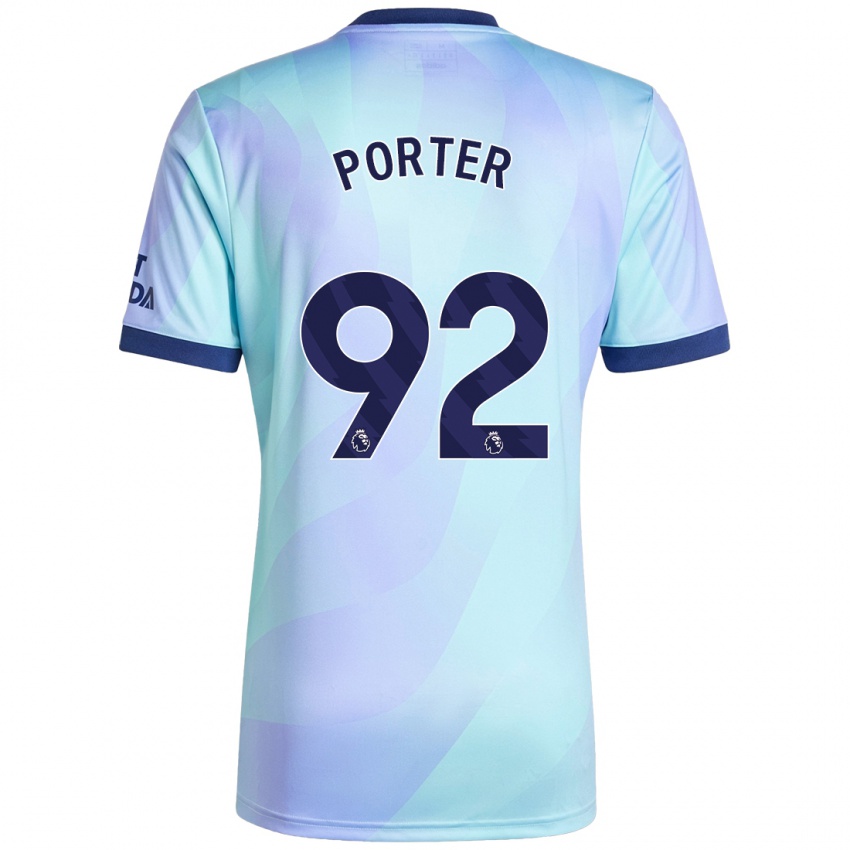 Bambino Maglia Jack Porter #92 Acquamarina Kit Gara Third 2024/25 Maglietta