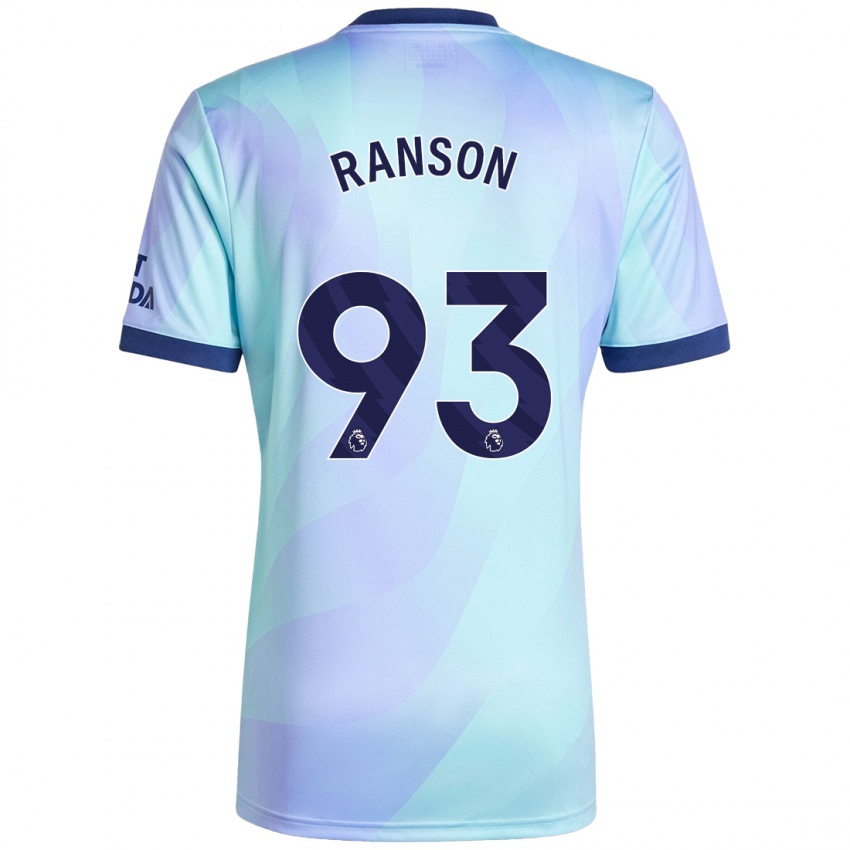 Bambino Maglia Khari Ranson #93 Acquamarina Kit Gara Third 2024/25 Maglietta