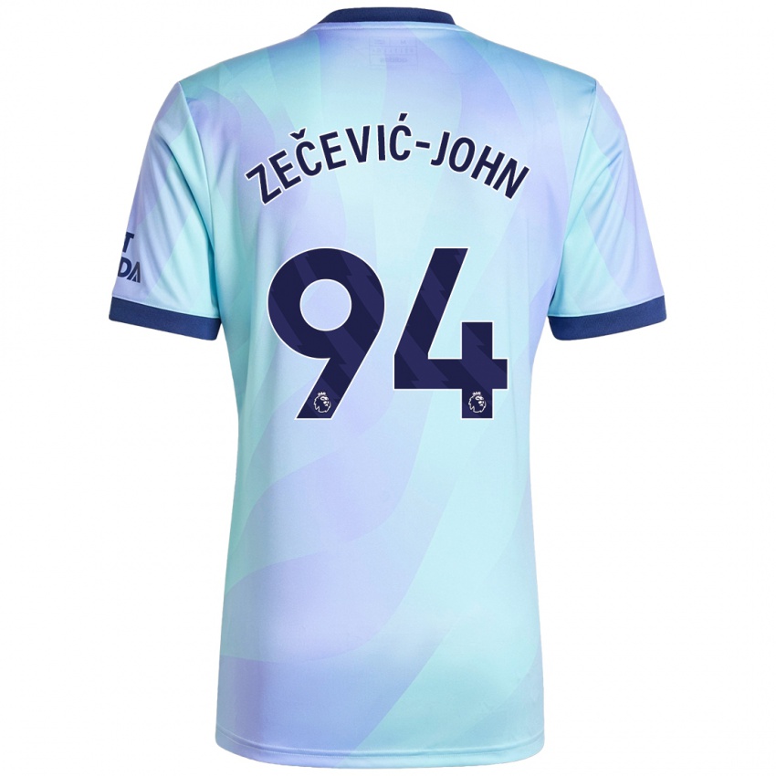 Bambino Maglia Louis Zečević-John #94 Acquamarina Kit Gara Third 2024/25 Maglietta