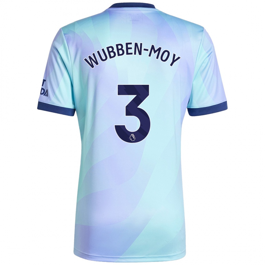 Bambino Maglia Lotte Wubben-Moy #3 Acquamarina Kit Gara Third 2024/25 Maglietta