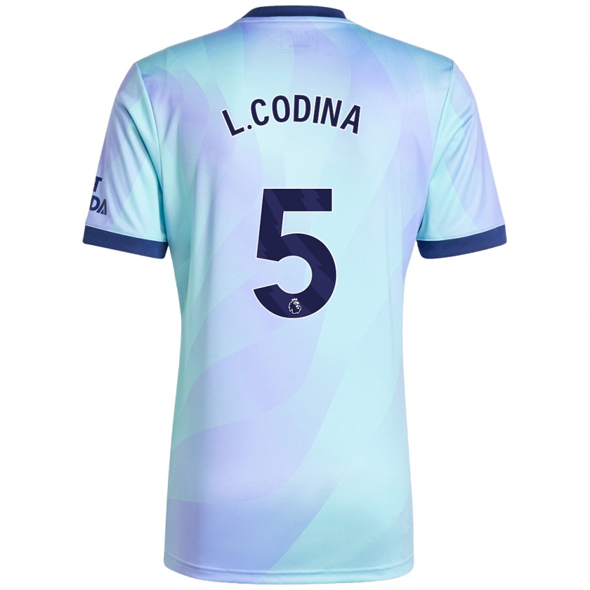 Bambino Maglia Laia Codina #5 Acquamarina Kit Gara Third 2024/25 Maglietta