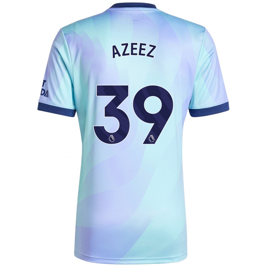 Bambino Maglia Miguel Azeez #39 Acquamarina Kit Gara Third 2024/25 Maglietta