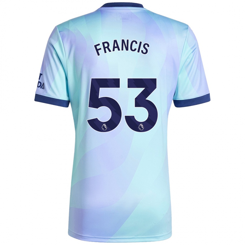 Bambino Maglia Jack Henry Francis #53 Acquamarina Kit Gara Third 2024/25 Maglietta