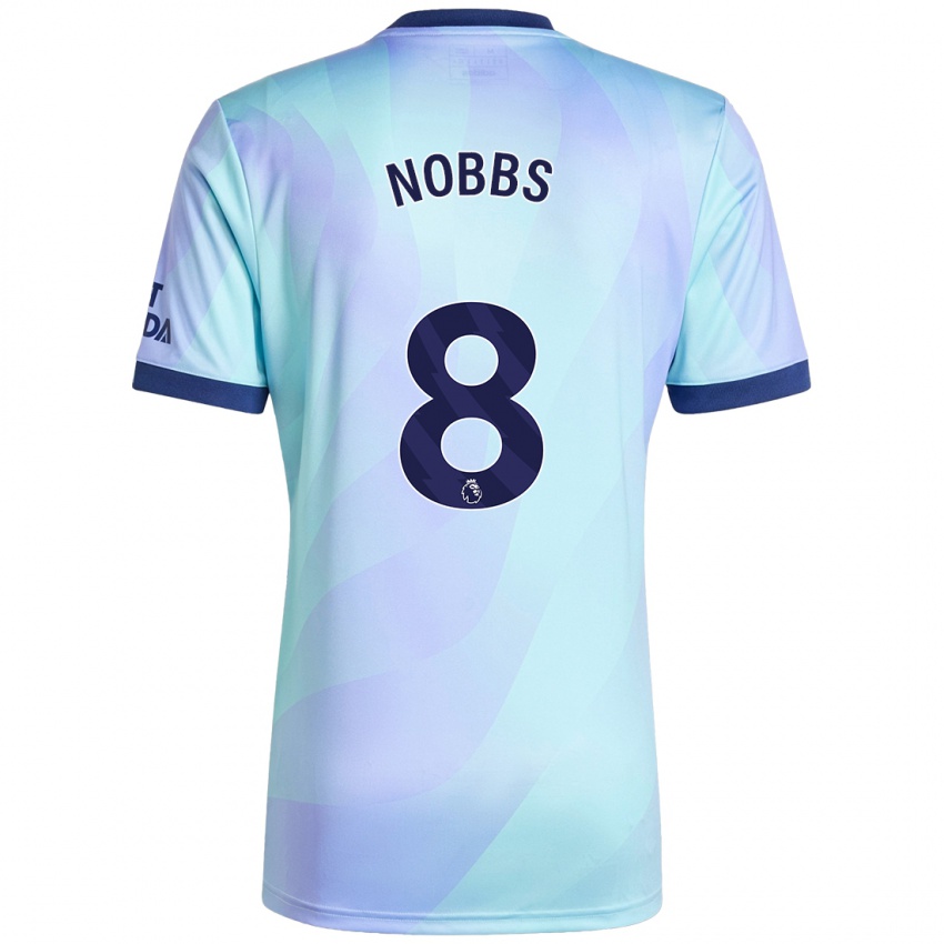 Bambino Maglia Nobbs #8 Acquamarina Kit Gara Third 2024/25 Maglietta