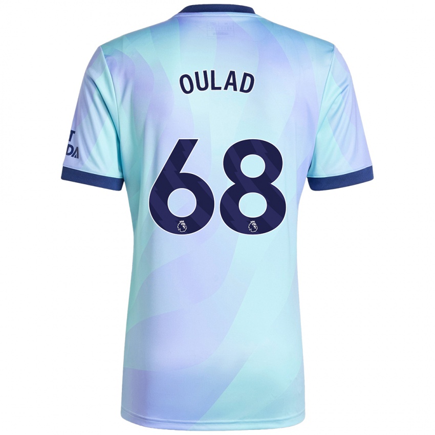 Bambino Maglia Salah-Eddine Oulad M'hand #68 Acquamarina Kit Gara Third 2024/25 Maglietta