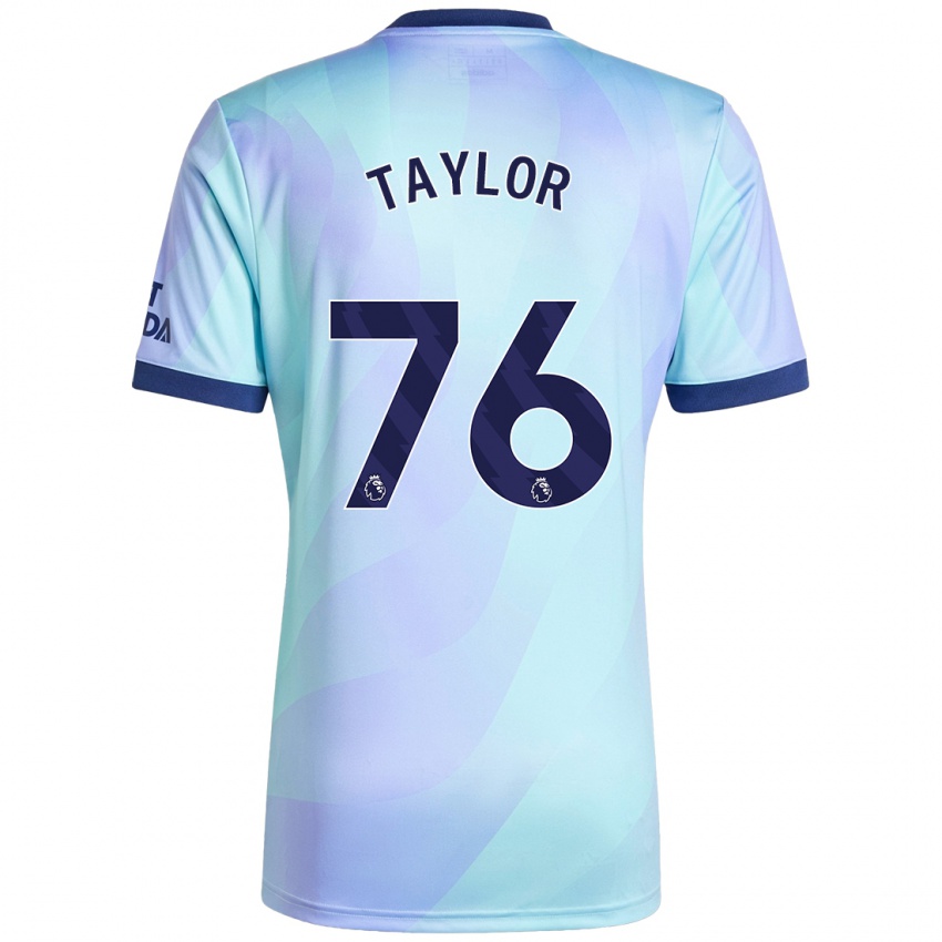 Bambino Maglia Kido Taylor Hart #76 Acquamarina Kit Gara Third 2024/25 Maglietta