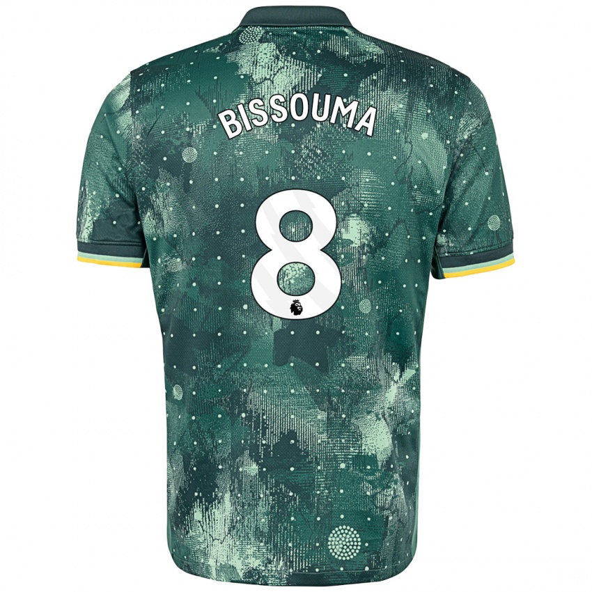 Bambino Maglia Yves Bissouma #8 Verde Menta Kit Gara Third 2024/25 Maglietta