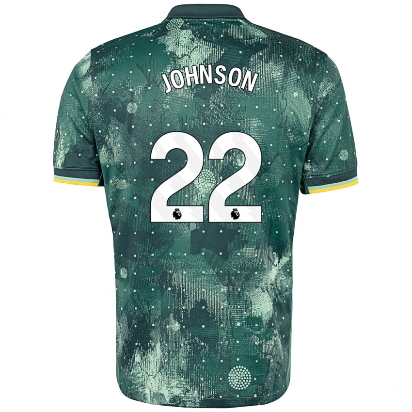 Bambino Maglia Brennan Johnson #22 Verde Menta Kit Gara Third 2024/25 Maglietta