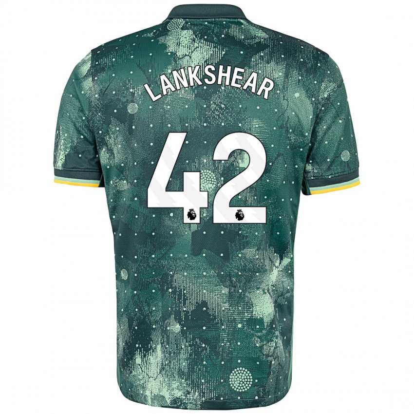 Bambino Maglia Will Lankshear #42 Verde Menta Kit Gara Third 2024/25 Maglietta