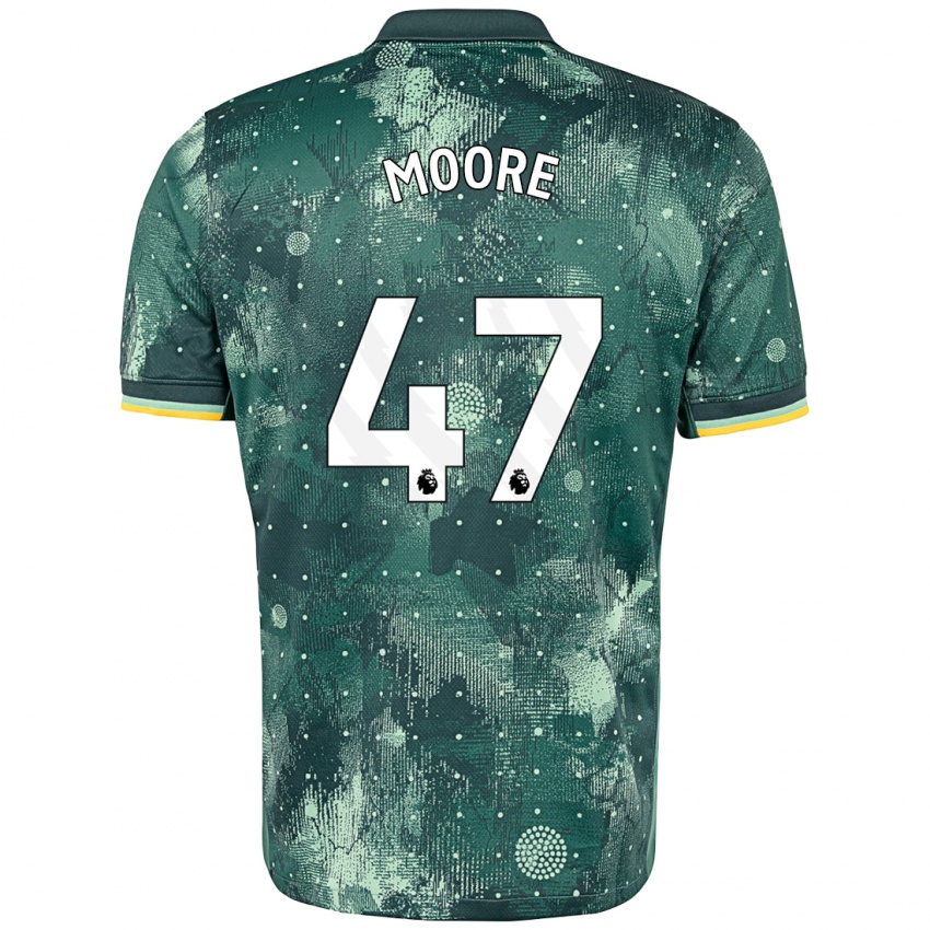 Bambino Maglia Mikey Moore #47 Verde Menta Kit Gara Third 2024/25 Maglietta