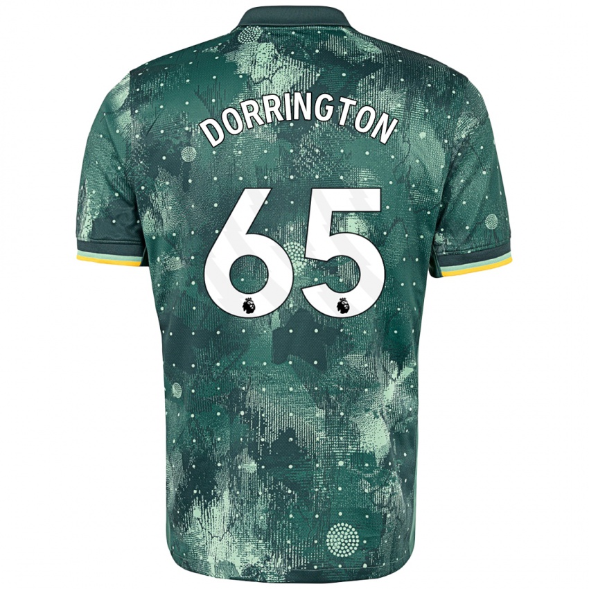 Bambino Maglia Alfie Dorrington #65 Verde Menta Kit Gara Third 2024/25 Maglietta