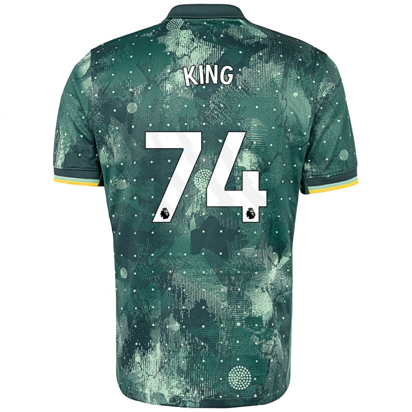 Bambino Maglia Maeson King #74 Verde Menta Kit Gara Third 2024/25 Maglietta