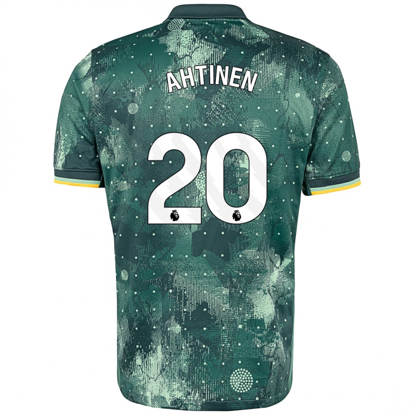 Bambino Maglia Olga Ahtinen #20 Verde Menta Kit Gara Third 2024/25 Maglietta