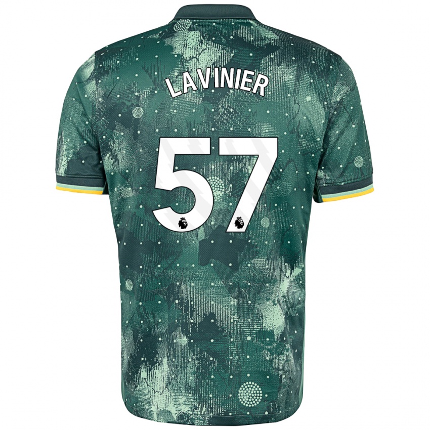 Bambino Maglia Marcel Lavinier #57 Verde Menta Kit Gara Third 2024/25 Maglietta