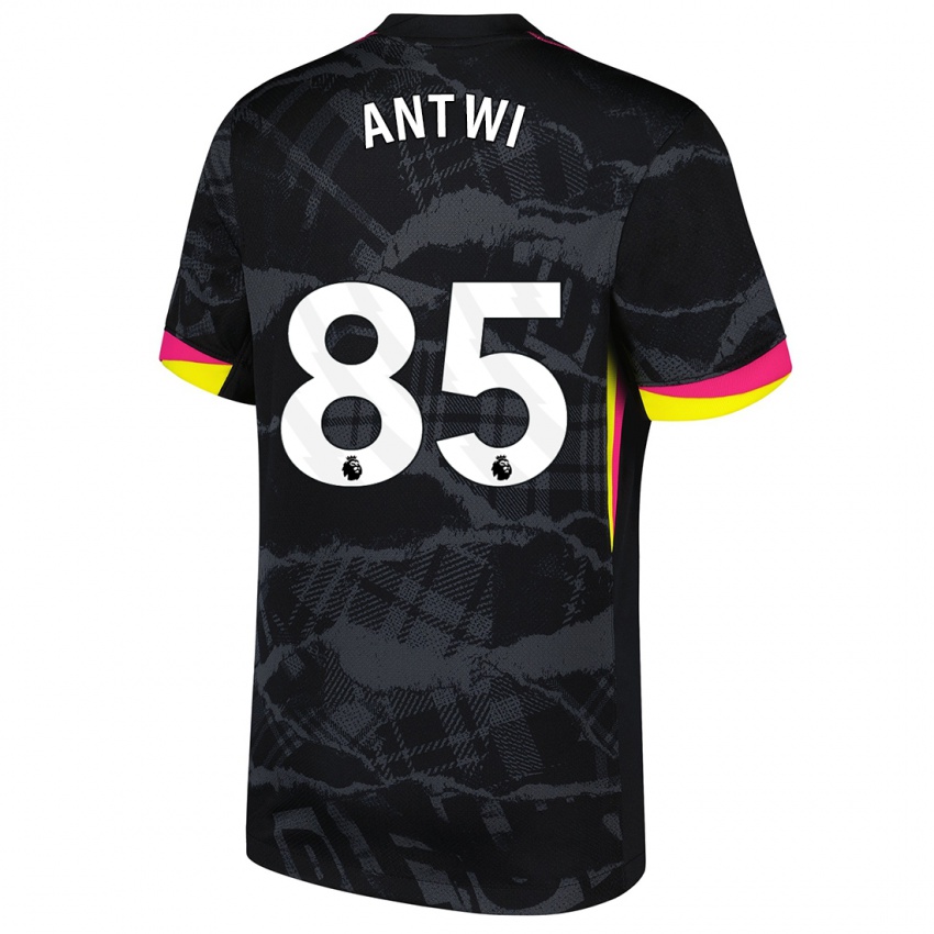 Bambino Maglia Genesis Antwi #85 Nero Rosa Kit Gara Third 2024/25 Maglietta