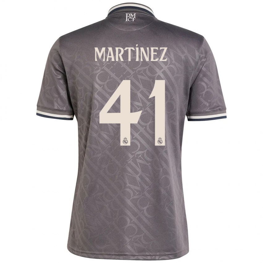 Bambino Maglia Joan Martínez #41 Antracite Kit Gara Third 2024/25 Maglietta