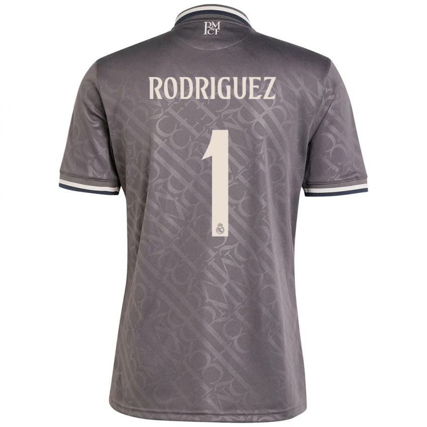 Bambino Maglia Misa Rodriguez #1 Antracite Kit Gara Third 2024/25 Maglietta