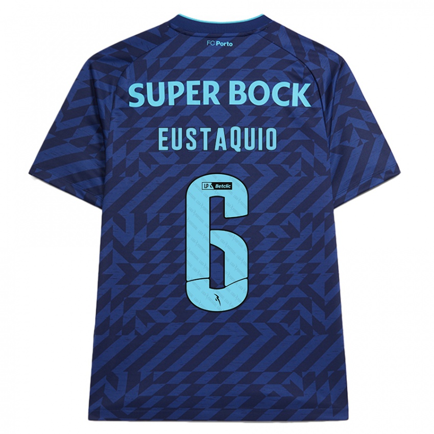 Bambino Maglia Stephen Eustaquio #6 Blu Navy Kit Gara Third 2024/25 Maglietta