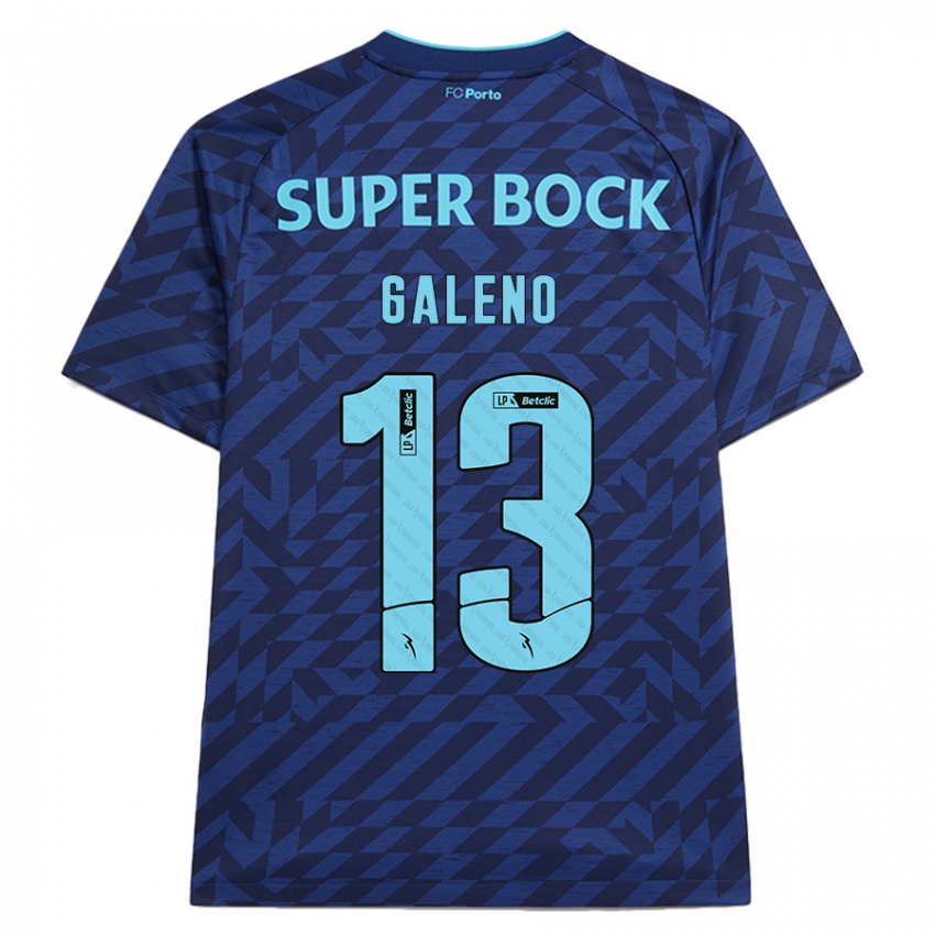 Bambino Maglia Galeno #13 Blu Navy Kit Gara Third 2024/25 Maglietta