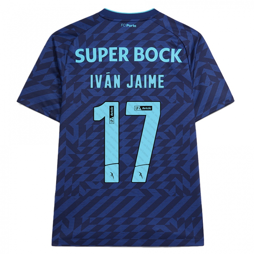 Bambino Maglia Iván Jaime #17 Blu Navy Kit Gara Third 2024/25 Maglietta