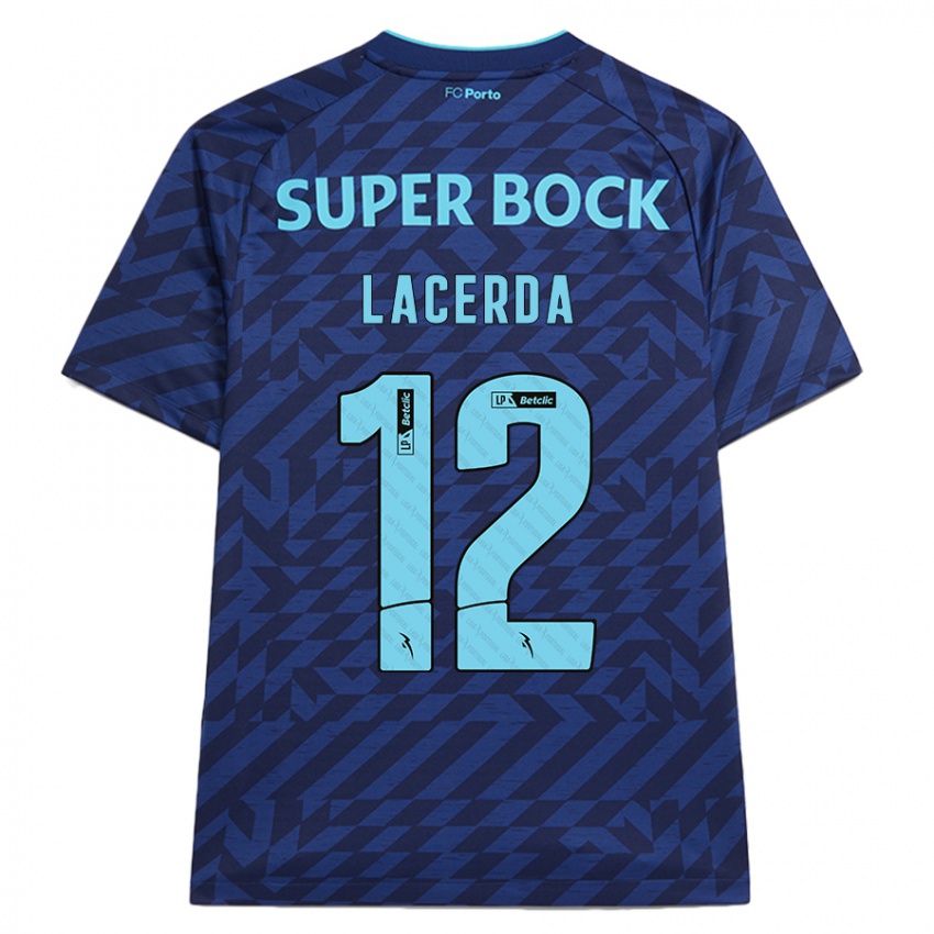 Bambino Maglia Lacerda #12 Blu Navy Kit Gara Third 2024/25 Maglietta