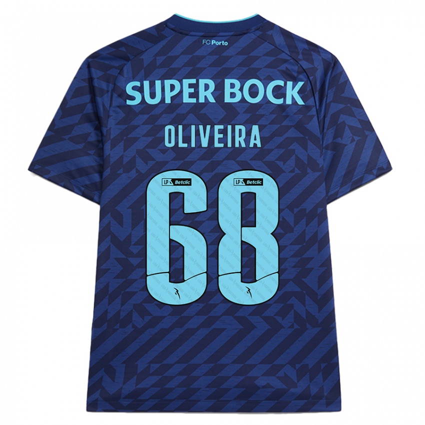 Bambino Maglia André Oliveira #68 Blu Navy Kit Gara Third 2024/25 Maglietta