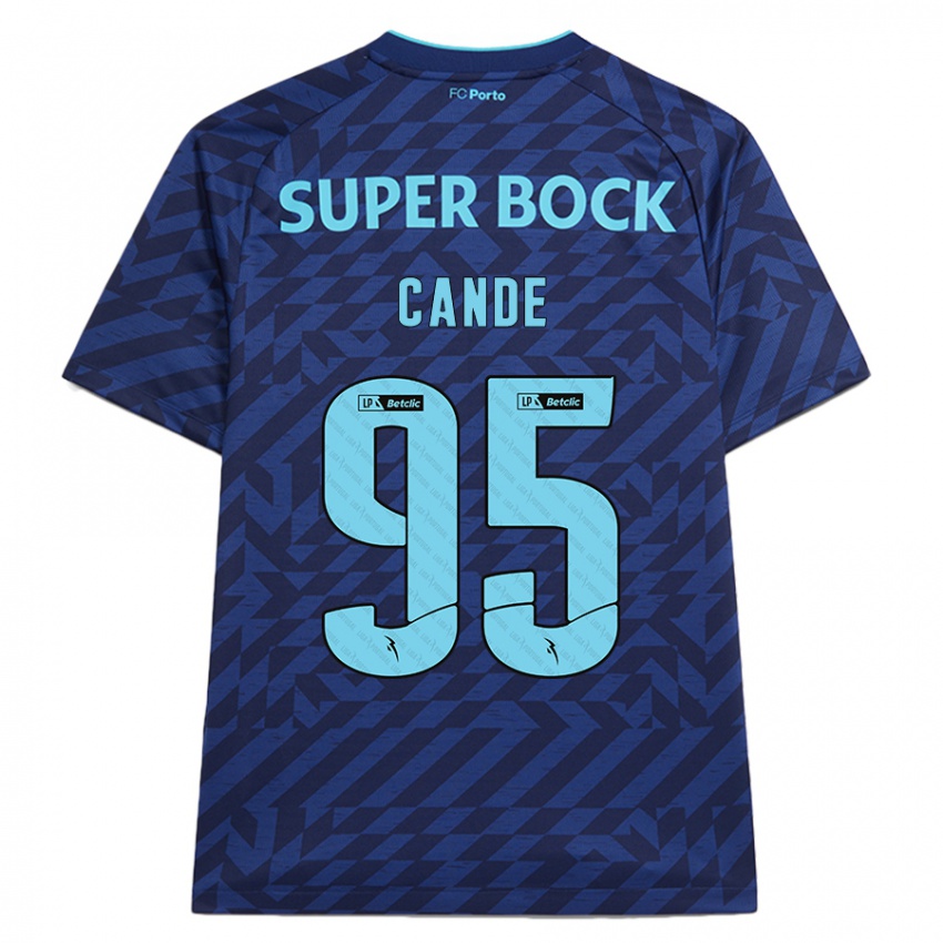 Bambino Maglia Anhá Cande #95 Blu Navy Kit Gara Third 2024/25 Maglietta