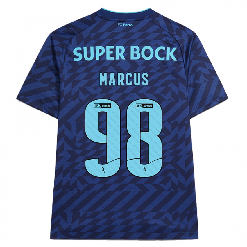 Bambino Maglia Abraham Marcus #98 Blu Navy Kit Gara Third 2024/25 Maglietta