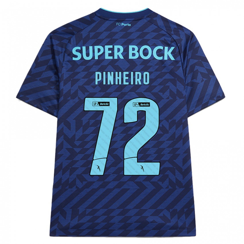 Bambino Maglia Rodrigo Pinheiro #72 Blu Navy Kit Gara Third 2024/25 Maglietta