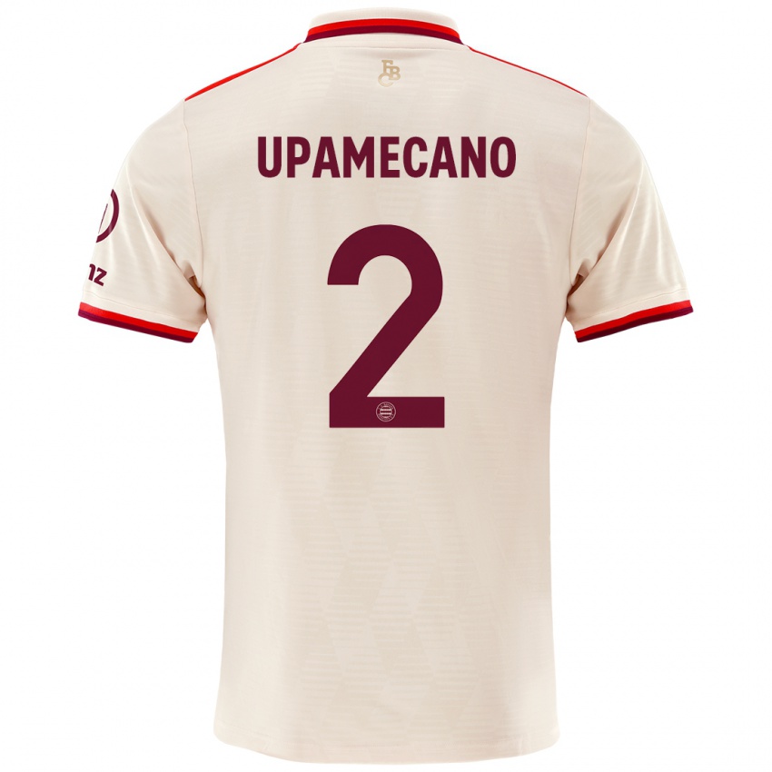 Bambino Maglia Dayot Upamecano #2 Lino Kit Gara Third 2024/25 Maglietta