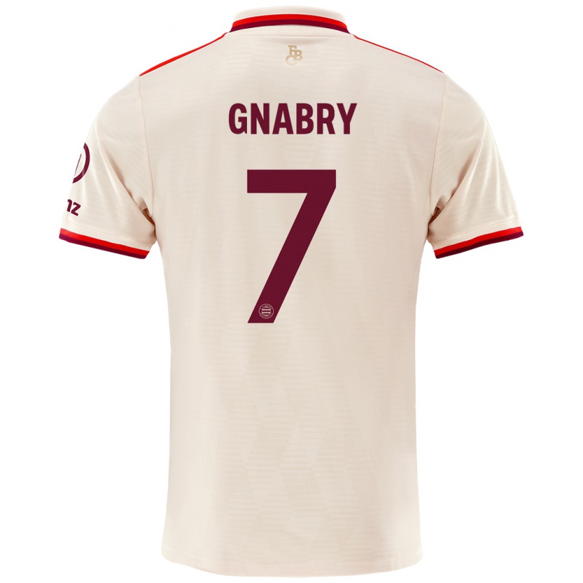 Bambino Maglia Serge Gnabry #7 Lino Kit Gara Third 2024/25 Maglietta